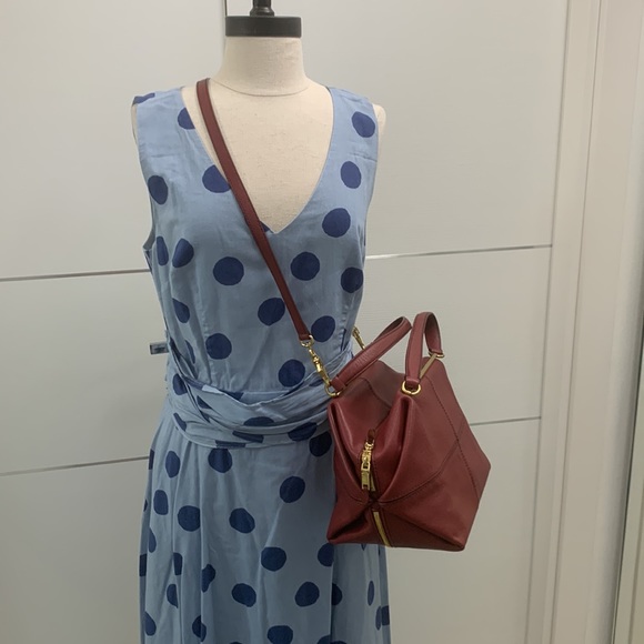 🎉HP🎉NWT J Crew Burgundy Leather Satchel - Picture 16 of 17